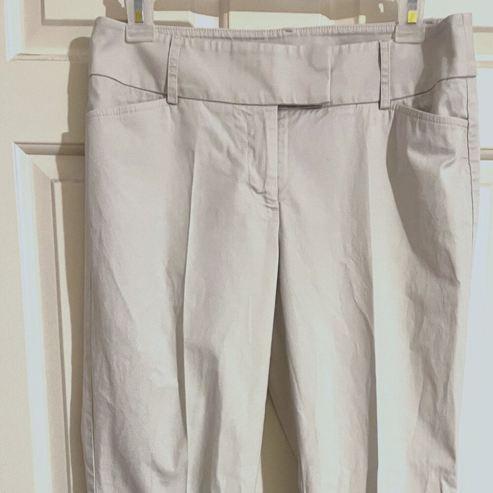 Ann Taylor Loft Light Stone Khaki Pants Size 2